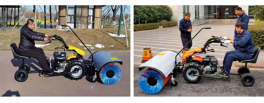 Gasoline Engine Snow Sweeping Machine Snow Sweeper Multi-Functional Gear Drive Snow Sweeper for Sale