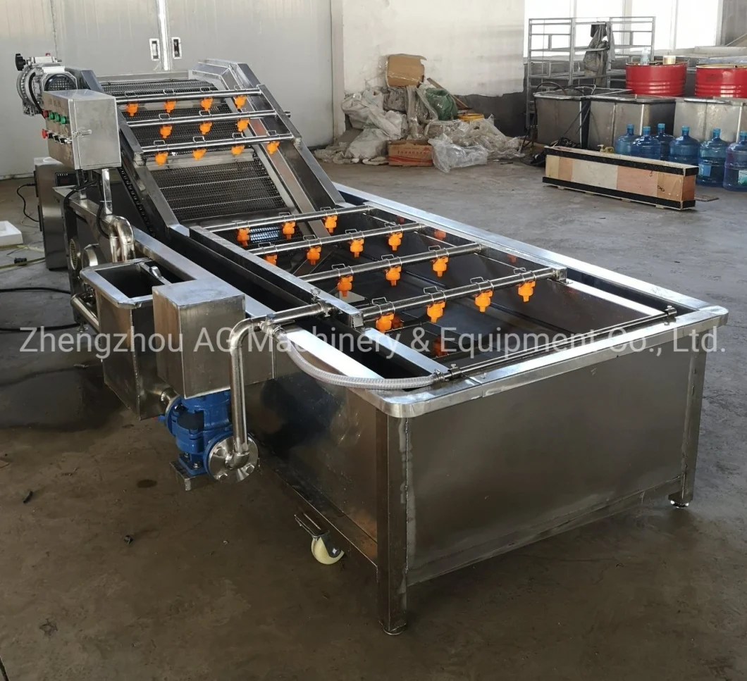 Brush Washing Machine, Vegetable Washer, Fruits Washing Line Equipment