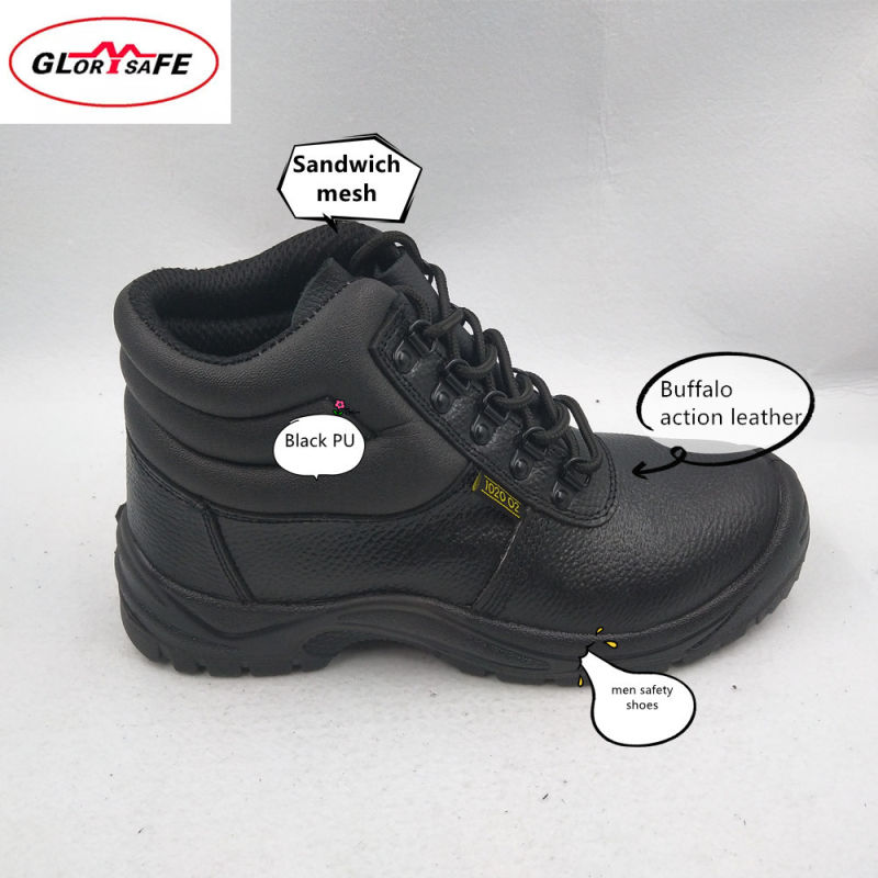 2020 Fashion High Top Cut Protective Boots Steel Toe Men Custom Lightweight Working Safety Shoes