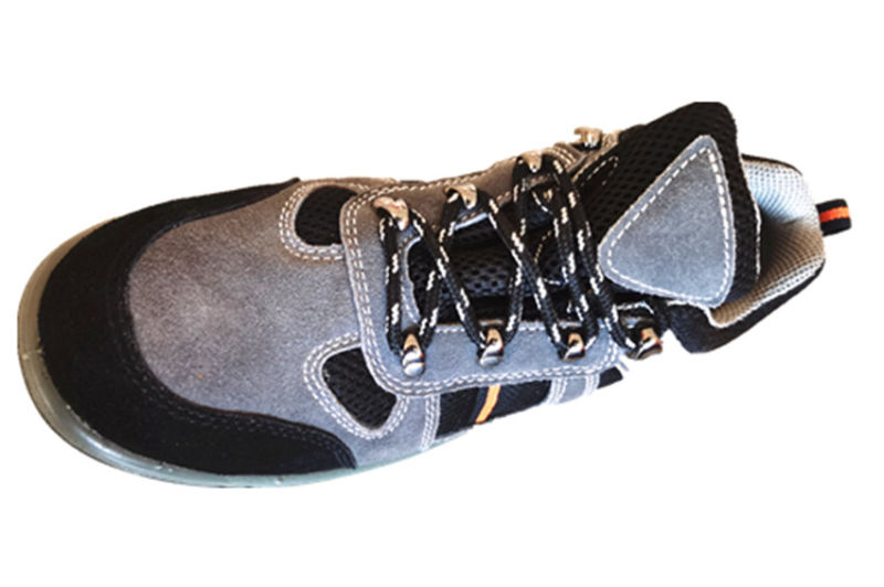 Injected Safety Shoes, Low Cut Suede Shoes, Work Shoes with Steel Toe Cap