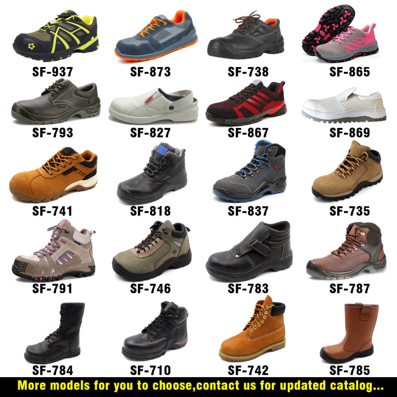Middle Cut Pink Lady Safety Shoes / Woman Safety Shoes / Work Shoes for Woman