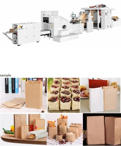 Customized Taking out Paper Bag Machine with Square Bottom