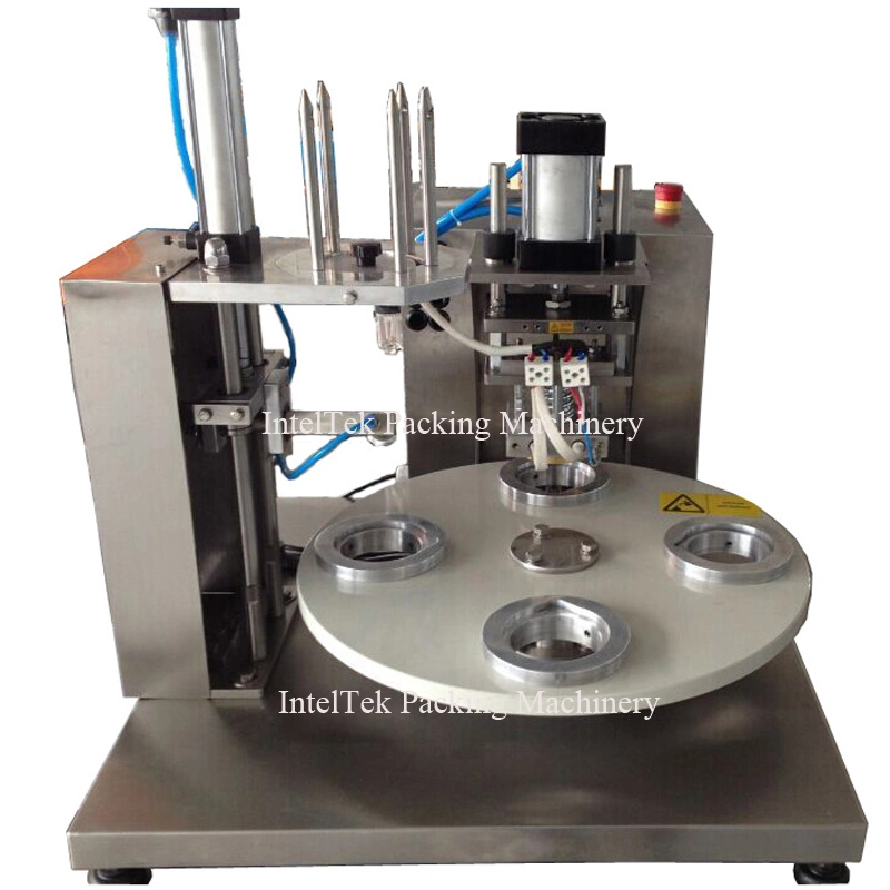 Semi-Automatic Rotary Nespresso Coffee Capsule Filling Sealing Machine