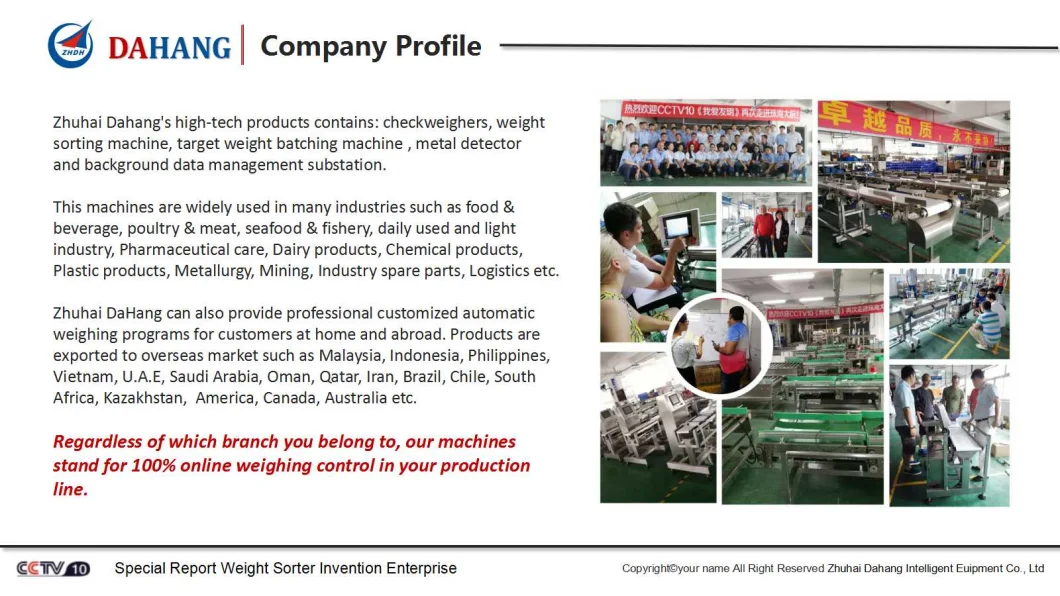 High Speed and Accuracy Dynamic Checkweigher for Medicinal