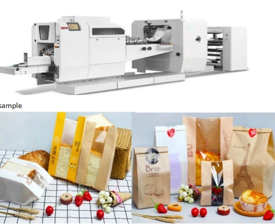 Customized Taking out Paper Bag Machine with Square Bottom