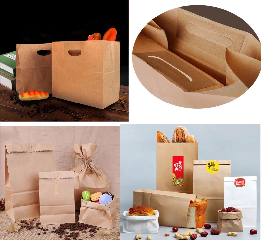 Customized Taking out Paper Bag Machine with Square Bottom