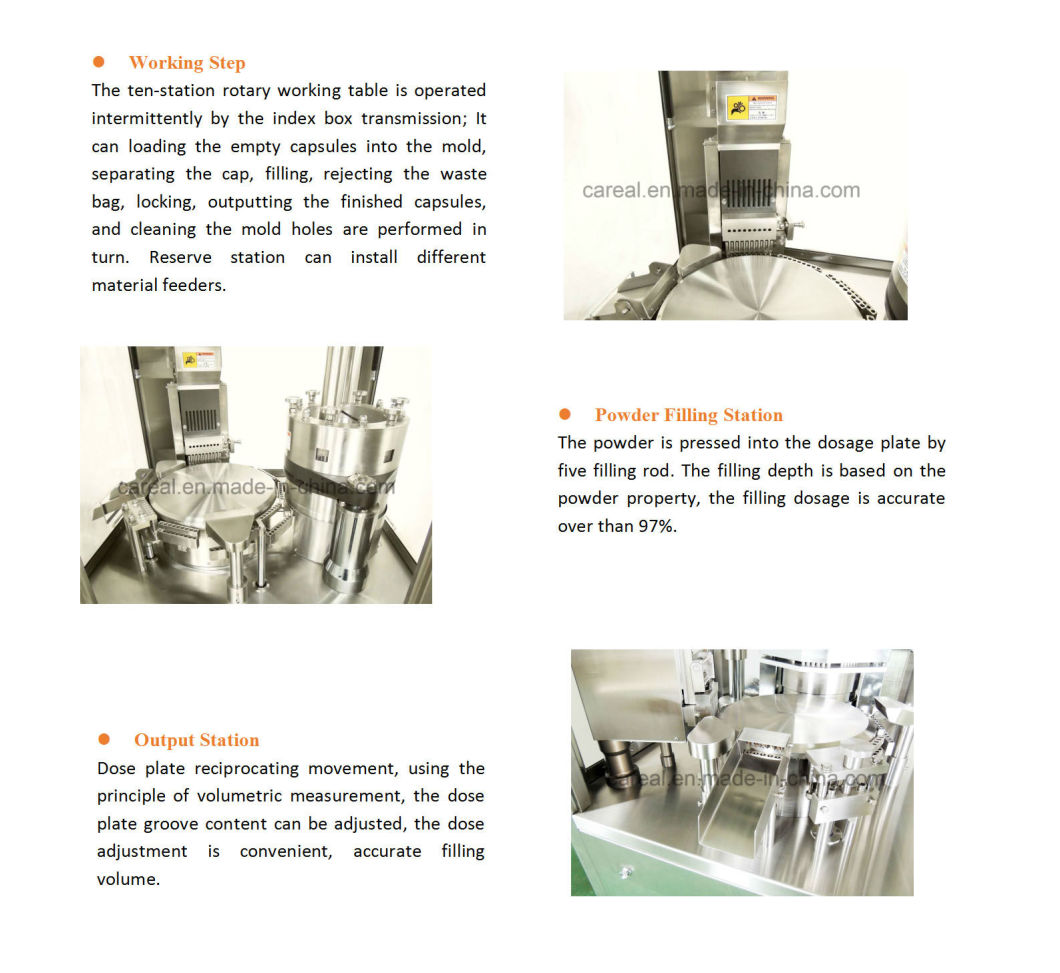 Njp-1200 Fully Automatic Chunky Capsule Filling Machine Capsule Filler