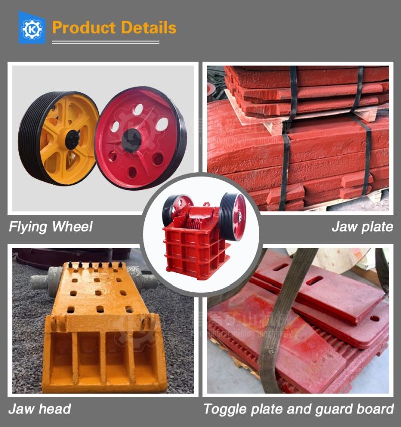 Stone Mining Crushing Machine, Mineral PE500*750 Jaw Crusher Working with Vibrating Screen
