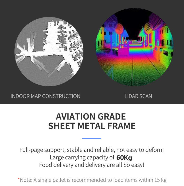 Remote Control Delivery Robot Automatic Charge Dish Delivery Robot Restaurant Service Waiter Robot