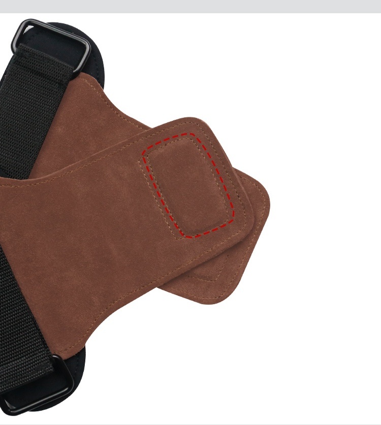 Cowhide Leather Affixed with Cheap Palm Work Gloves