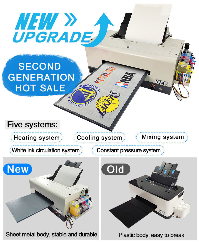 New Design DTG Printer T Shirt Printer Digital Fabric Textile Printing Machine