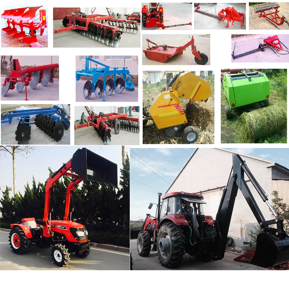 China Factory Supply 55HP 4WD Four Wheel Tractor Mini Diesel Small Garden Agricultural Farm Tractor