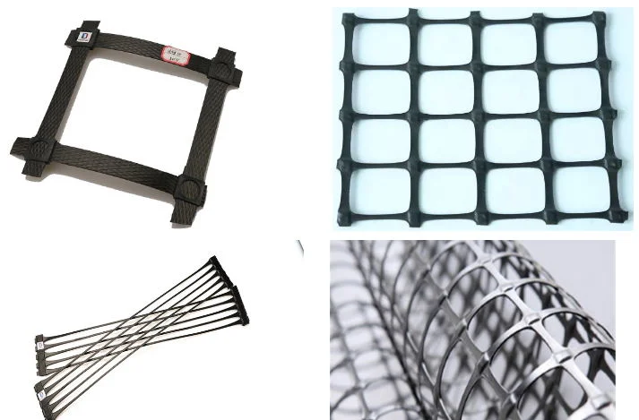 PP Plastic Geogrid Glass Fiber Geogrid Polyester Geogrid Steel-Plastic Biaxial Geogrid