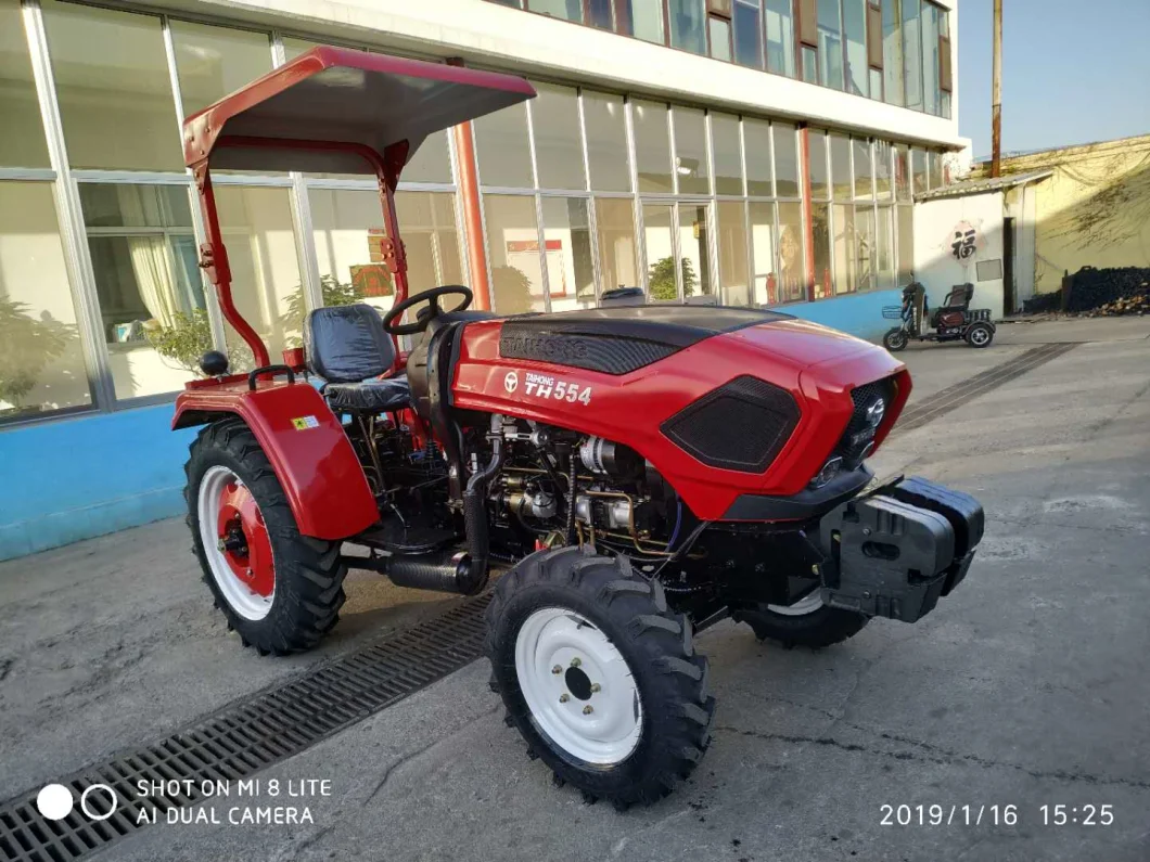 China Factory Supply 55HP 4WD Four Wheel Tractor Mini Diesel Small Garden Agricultural Farm Tractor