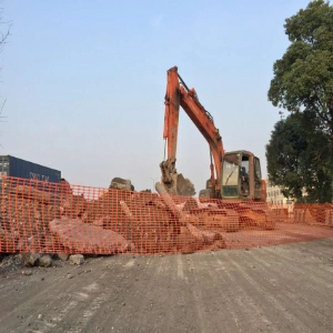 Temporary Chain Link Fence Plastic Orange Safety Fence for Construction