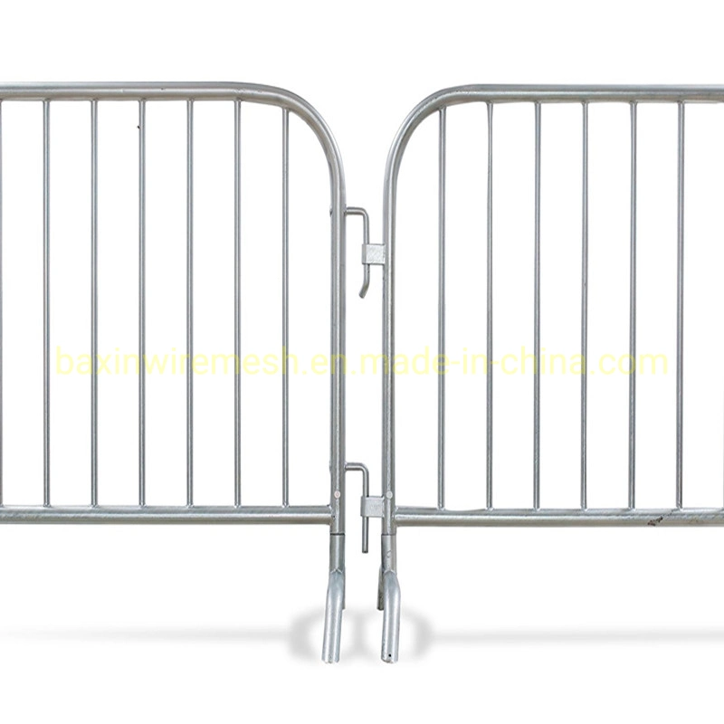 China Factory Galvanized Temporary Interlocking Pedestrian Rod Fence Barrier