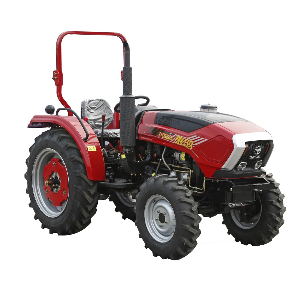 China Factory Supply 55HP 4WD Four Wheel Tractor Mini Diesel Small Garden Agricultural Farm Tractor