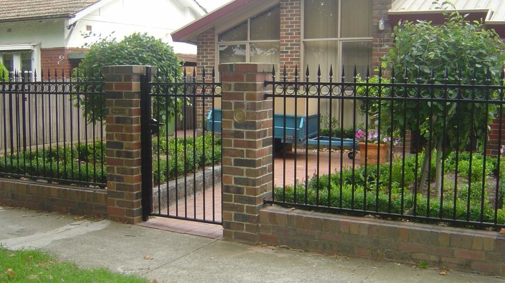 Fence Powder Coated Wrought Iron Fence Panel Garden Fencing