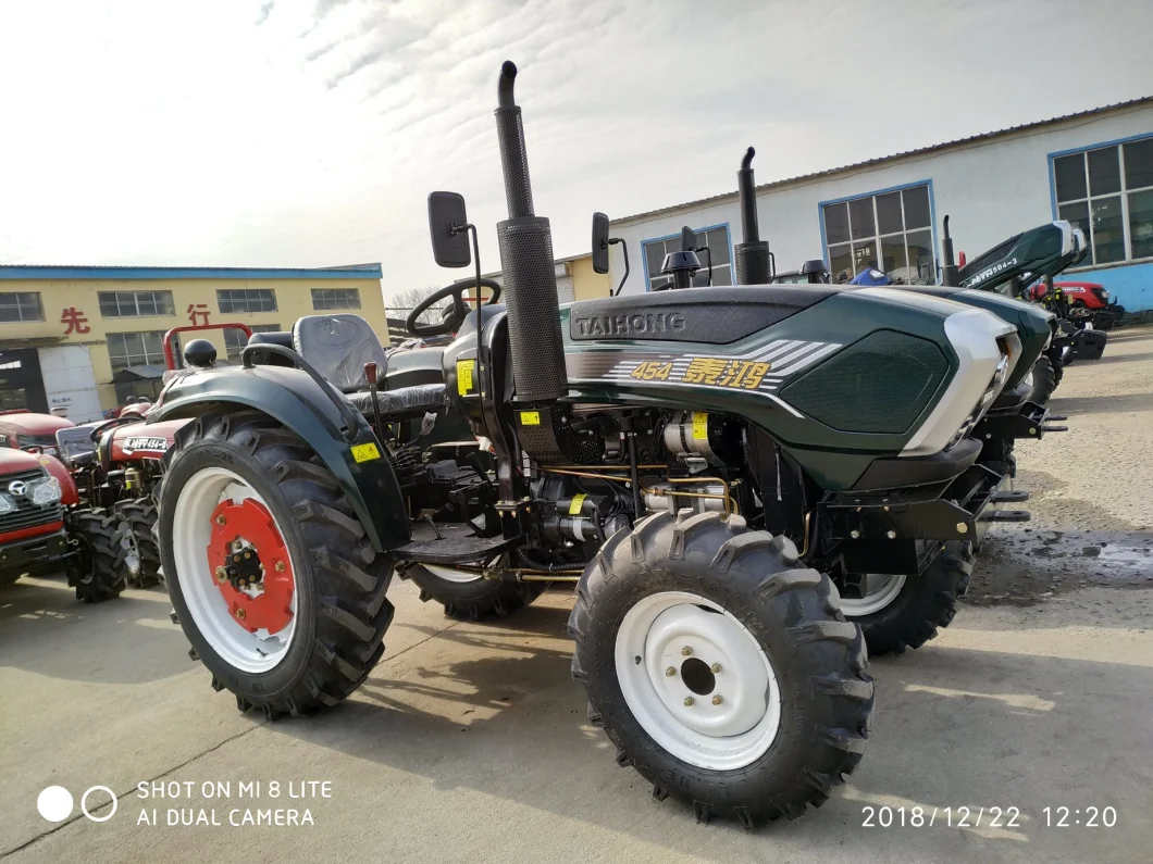 China Factory Supply 45HP 4WD Walking Wheel Tractor Small Garden Agricultural Mini Farm Tractors