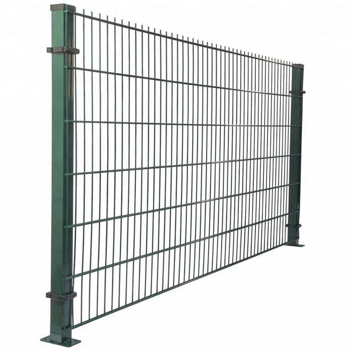 Double Wire Powder Coated 868, 656, 545mm Galvanized Welded Twin Wire Fence