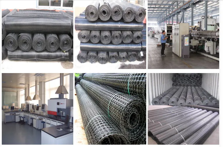 PP Plastic Geogrid Glass Fiber Geogrid Polyester Geogrid Steel-Plastic Biaxial Geogrid