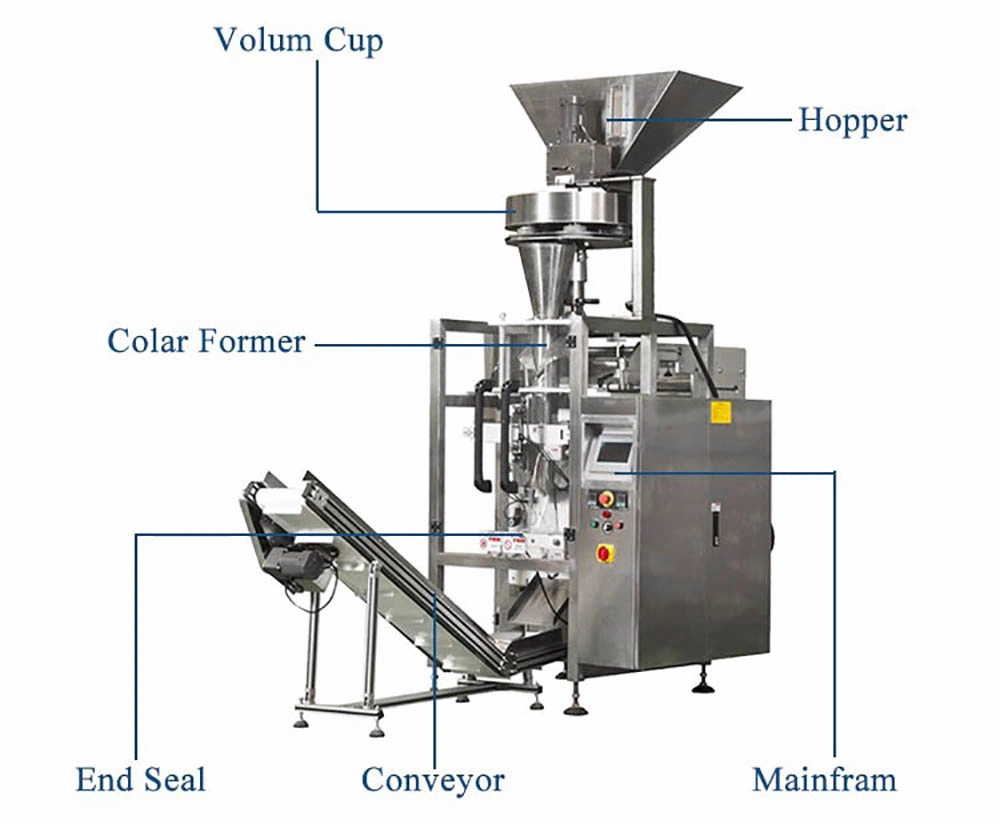 Automatic Beans/Peanut/Almond Granules Pouch Packing Machine Equipment Price