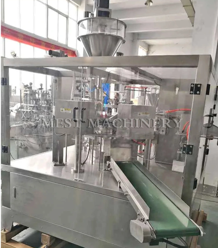 Premade Stand up Pouch Doypack Coffee Powder Packing Machine Grain Beans Bag Filling Machine