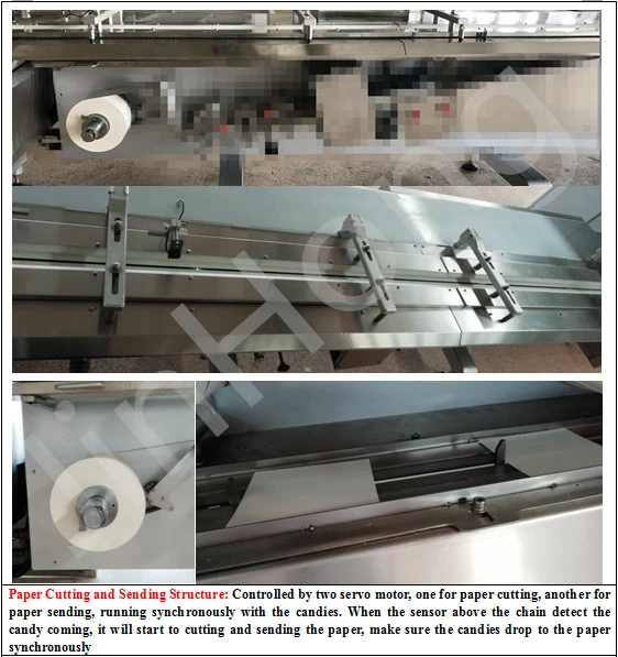 Jh Full Automatic Paper Tray Flowing Packing Machine Horizontal Packing Machine for Bread and Cakes