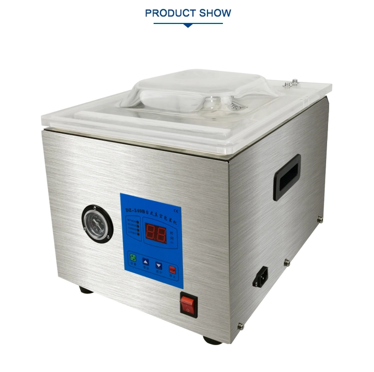 DZ-260C Automatic commercial storage food saver bags large vacuum sealer rice plastic bag meat packing vacuum sealing machine