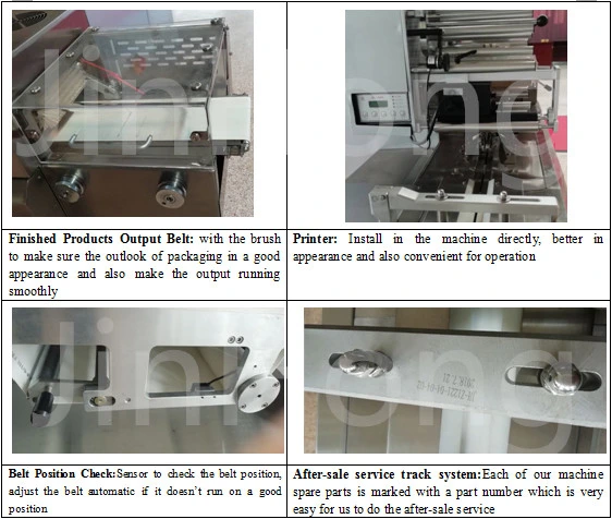 Jh Full Automatic Paper Tray Flowing Packing Machine Horizontal Packing Machine for Bread and Cakes