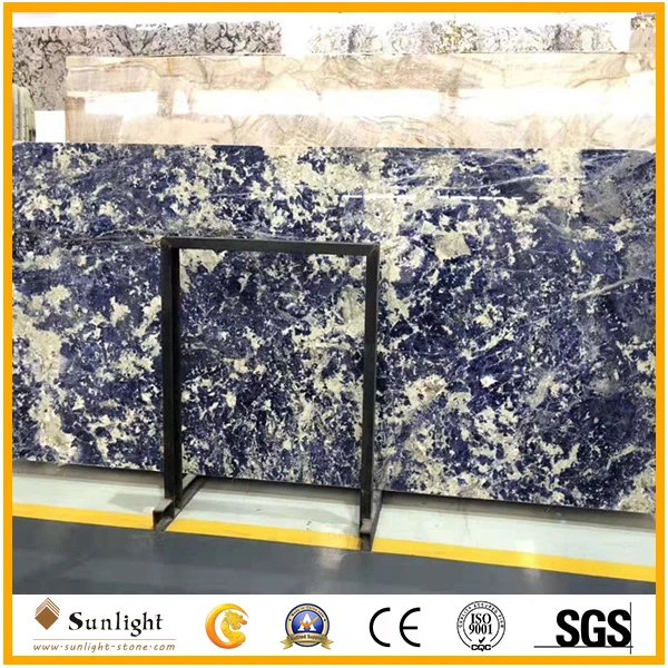 Hot Sale Luxury Stone Bolivia Blue Slabs, Wall Bookmatch Slabs, Sodalite Blue Granite