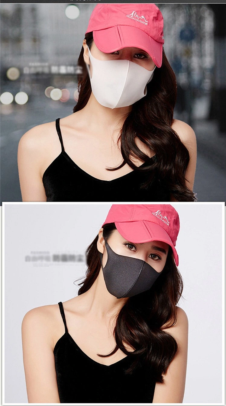 3D Cutting Fashion Anti Dust Breathable Comfortable Fabric Washable Face Mask Cheap Cheap Cheap Hot Sale