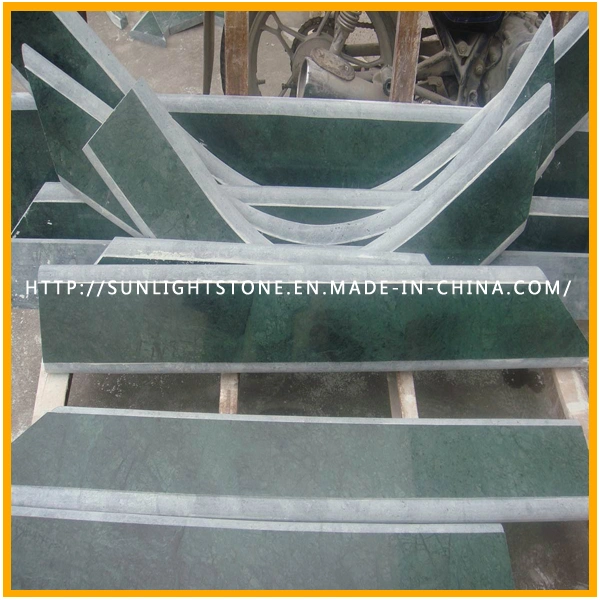 Polished Building Material India Verde Guatemala/Snow Green Marble for Slabs or Tiles on Sale