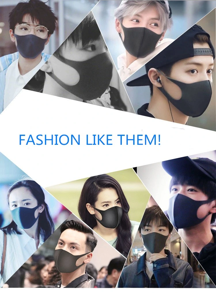 3D Cutting Fashion Anti Dust Breathable Comfortable Fabric Washable Face Mask Cheap Cheap Cheap Hot Sale