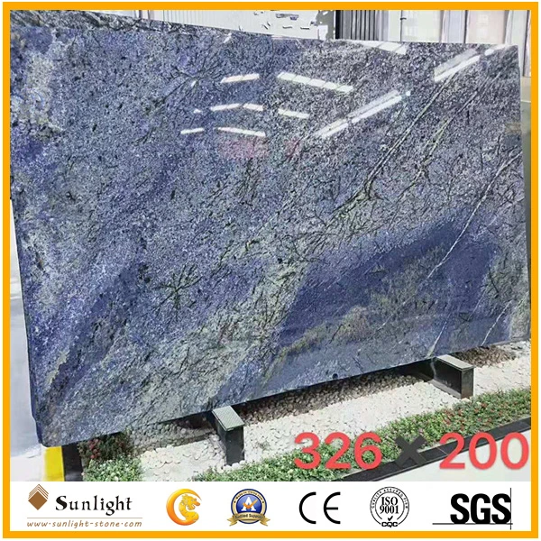 Hot Sale Luxury Stone Bolivia Blue Slabs, Wall Bookmatch Slabs, Sodalite Blue Granite