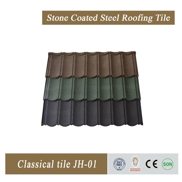 Hot Sale Stone Coated Steel Roofing Tiles Roofing Sheet for Building Material