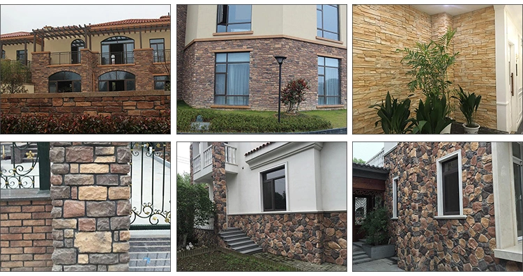 Corner Ledgestone Wall Cement Tiles Silicone Stone Mould Concrete Culture Veener Stone Mold