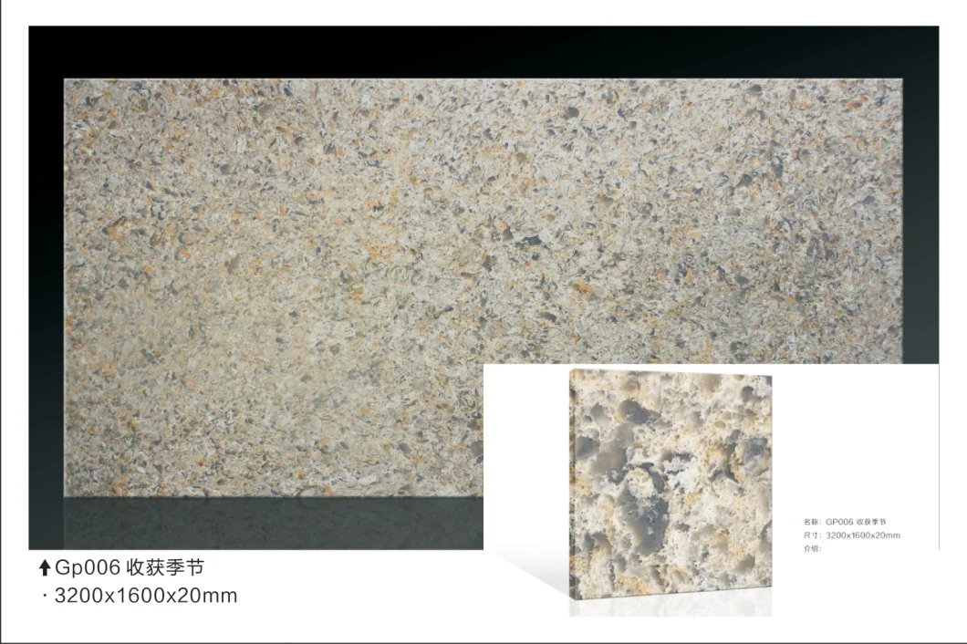 Hot Sale Building Material Quartz Stone Use for Kitchen Countertop.