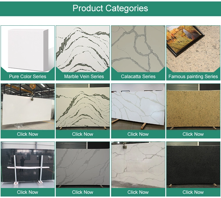 Hot Sale Building Material Quartz Stone Use for Kitchen Countertop.