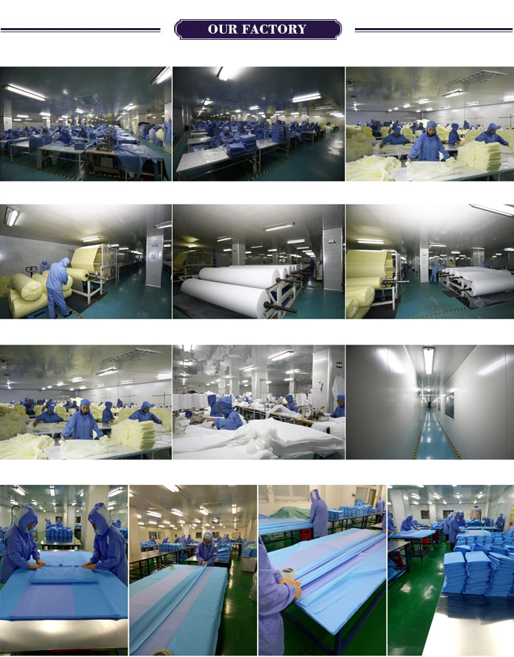 Disposable SMS Non-Woven Bed Sheets and Bed Cover for SPA Beauty Saloon and Medical Use