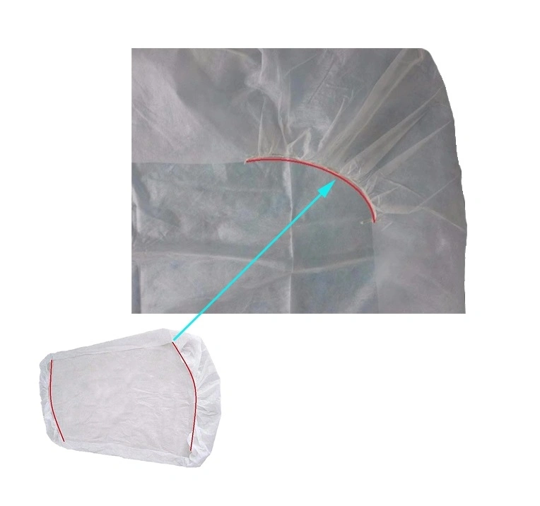 Disposable SMS Non-Woven Bed Sheets and Bed Cover for SPA Beauty Saloon and Medical Use