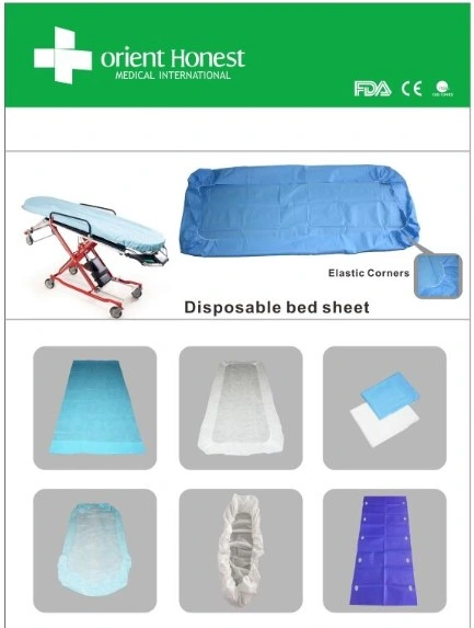 Disposable PP Non Woven Bed Linen Hygiene Bed Sheet for Hospital