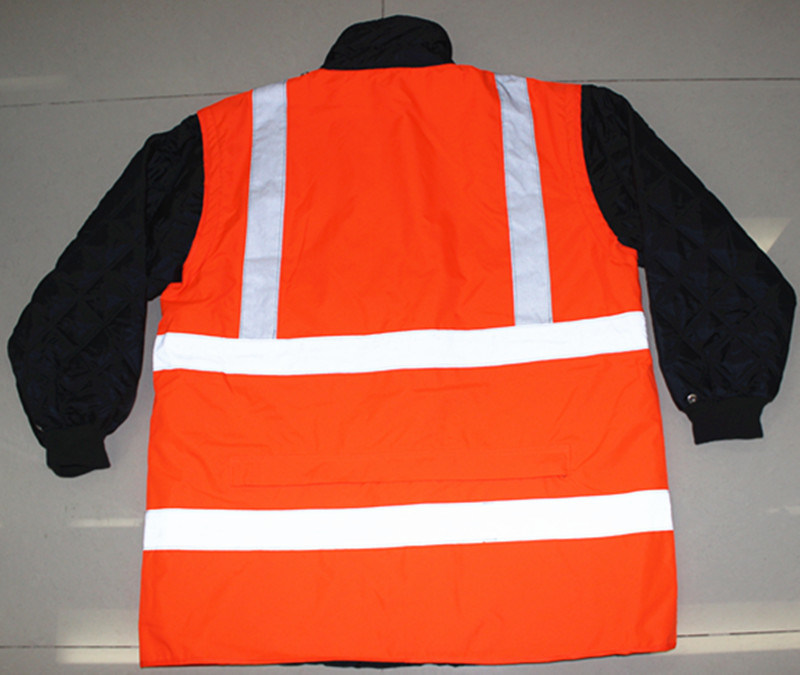 Wholesale Orange Reflective Hi Vis Workwear Jacket (ELTSJI-2)