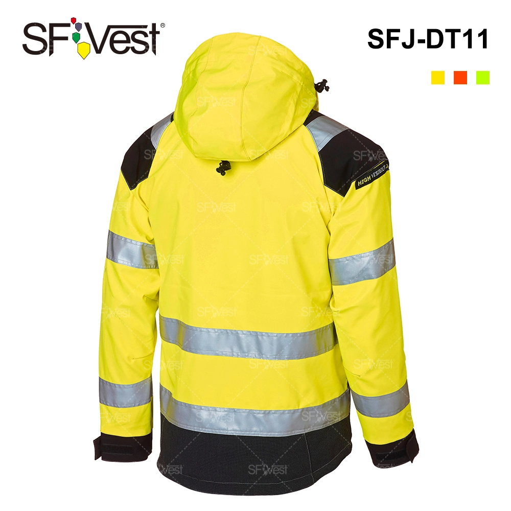 2020 China Wholesaler Polyester Oxford Water Proof Safety Equipment Hi Vis Traffic Road Safety Jacket