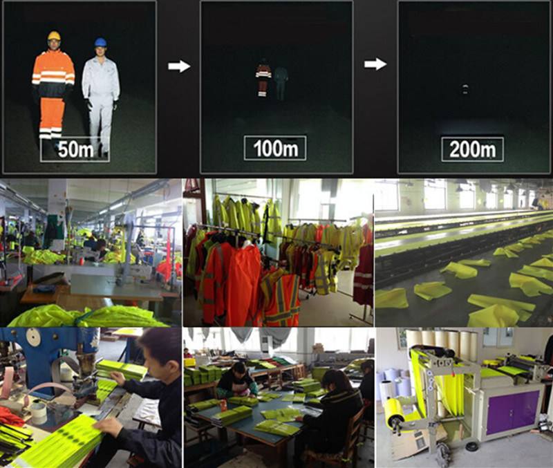 Wholesale Orange Reflective Hi Vis Workwear Jacket (ELTSJI-2)