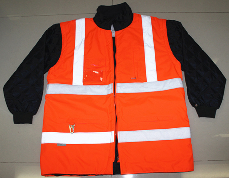 Wholesale Orange Reflective Hi Vis Workwear Jacket (ELTSJI-2)