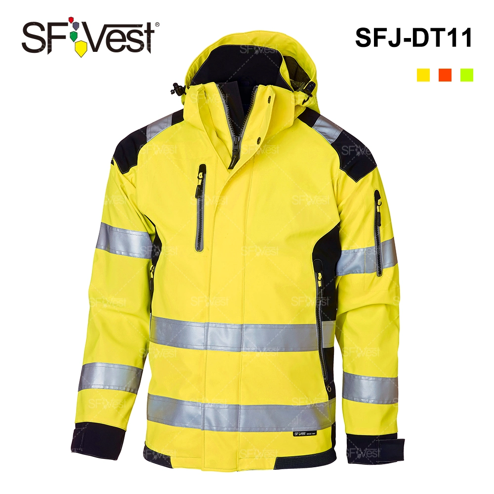 2020 China Wholesaler Polyester Oxford Water Proof Safety Equipment Hi Vis Traffic Road Safety Jacket