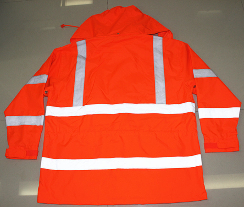 Wholesale Orange Reflective Hi Vis Workwear Jacket (ELTSJI-2)