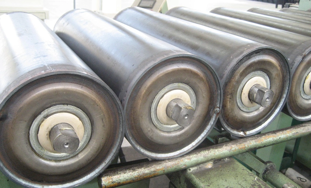 Ske Impact Roller/Impact Idler/Rubber Roller, Rubber Disc Roller, Rubber Ring Roller, Supporting Roller