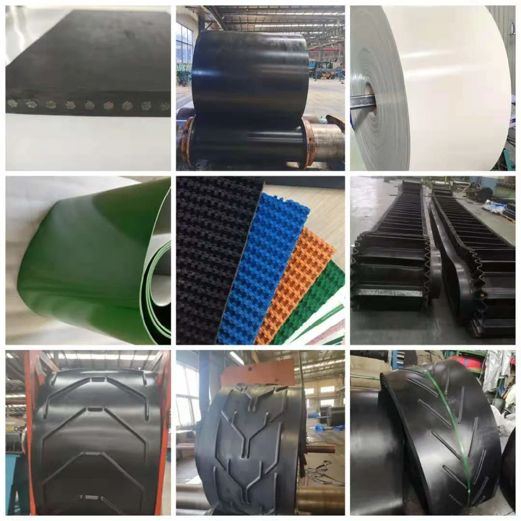 Ep Fabric Rough Top Conveyor Belt of Wear-Resistant